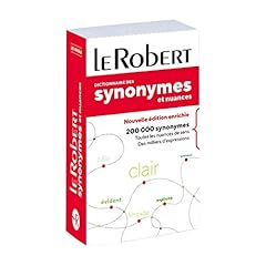 Dictionnaire synonymes nuances d'occasion  Livré partout en France