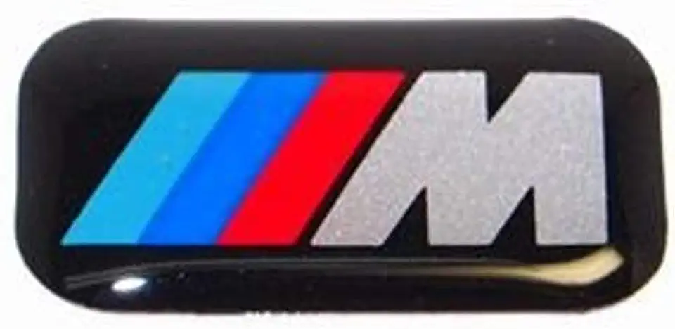 4 x originele BMW-embleem sticker M-teken aluminium velgen tweedehands  