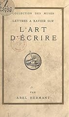 Lettres xavier art d'occasion  Livré partout en France
