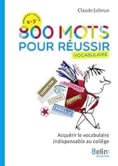 Français 800 mots d'occasion  Livré partout en Belgiqu
