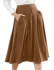 Brown corduroy skirt for sale  Delivered anywhere in USA 