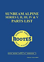 Sunbeam alpine series for sale  Delivered anywhere in UK