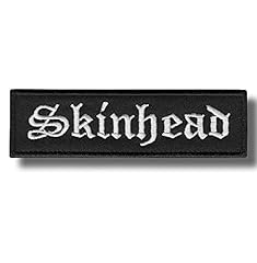 Skinhead embroidered patch for sale  Delivered anywhere in UK