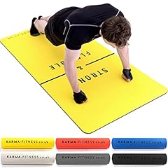 Large exercise mat for sale  Delivered anywhere in UK