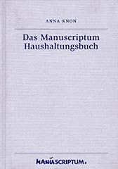 Manuscriptum haushaltungsbuch gebraucht kaufen  Wird an jeden Ort in Deutschland