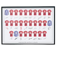 Manchester united signed for sale  Delivered anywhere in UK