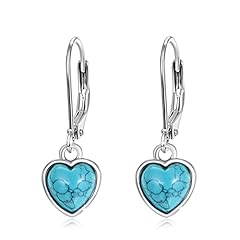 Aoveao heart turquoise for sale  Delivered anywhere in USA 