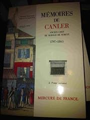 Mémoires canler ancien d'occasion  Livré partout en France