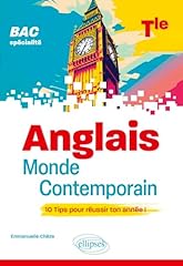 Anglais contemporain tle d'occasion  Livré partout en France