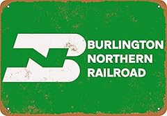 Metal sign burlington for sale  Delivered anywhere in USA 