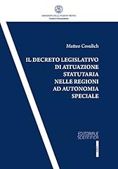 Decreto legislativo attuazione usato  Spedito ovunque in Italia 