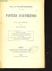 Papiers autrefois manuscrits d'occasion  Livré partout en France