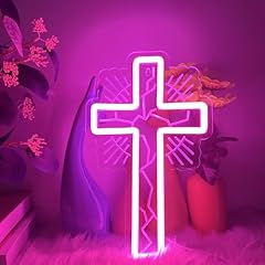 Pink cross neon for sale  Delivered anywhere in USA 