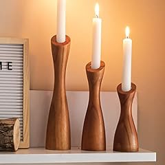 Oleek wood candle for sale  Delivered anywhere in USA 