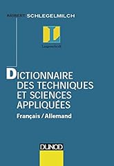 Dictionnaire techniques scienc d'occasion  Livré partout en Belgiqu