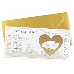Concert ticket scratchcard for sale  Delivered anywhere in UK
