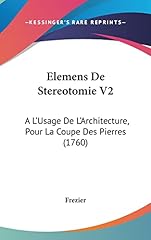 Elemens stereotomie usage d'occasion  Livré partout en France