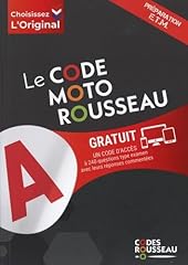 Code moto rousseau d'occasion  Livré partout en Belgiqu
