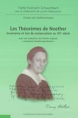 Théorèmes noether invariance d'occasion  Livré partout en France