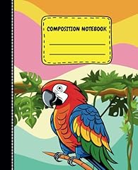 Composition notebook parrots for sale  Delivered anywhere in UK