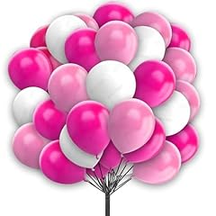 Pink white balloons for sale  Delivered anywhere in UK