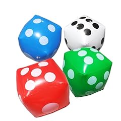 4pcs inflatable dice for sale  Delivered anywhere in UK