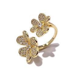 Double clover rings for sale  Delivered anywhere in USA 