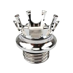 Motorcycle Fuel Gas Tank Cap Crown Style Chrome Oil for sale  Delivered anywhere in USA 