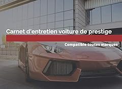 Carnet entretien voiture d'occasion  Livré partout en France