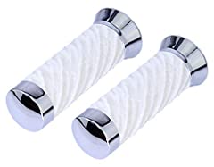 Lowrider White Custom Swirl Velour Grips for Bike Handle, used for sale  Delivered anywhere in USA 