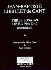 Loeillet j.b. sonatas usato  Spedito ovunque in Italia 