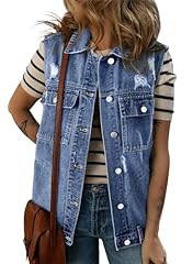 Dokotoo jean vest for sale  Delivered anywhere in USA 