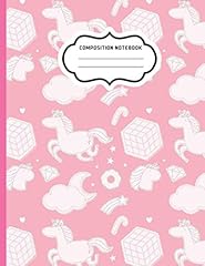 Composition notebook cute for sale  Delivered anywhere in UK