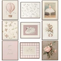 9pcs nursery pink for sale  Delivered anywhere in USA 