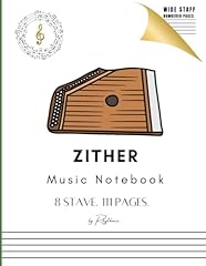 Zither music notebook for sale  Delivered anywhere in UK