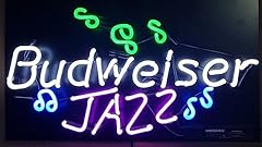 Budweiser jazz neon for sale  Delivered anywhere in USA 