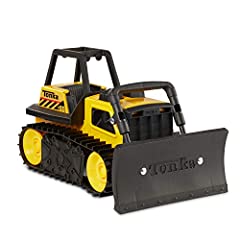 Tonka Steel Bulldozer Vehicle, Yellow, used for sale  Delivered anywhere in USA 