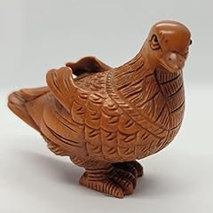 Boxwood netsuke bird for sale  Delivered anywhere in Ireland