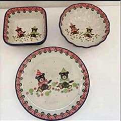 Polish pottery bear for sale  Delivered anywhere in USA 