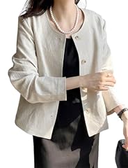 Idealsanxun linen jackets for sale  Delivered anywhere in USA 