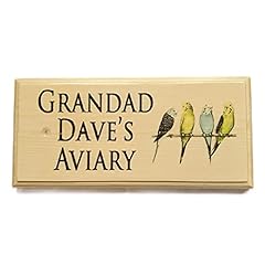 Personalised aviary sign for sale  Delivered anywhere in UK