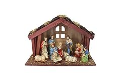 Piece ceramic nativity for sale  Delivered anywhere in UK