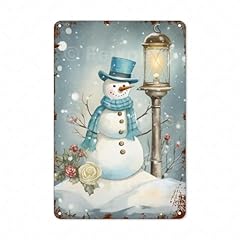 Christmas snowman metal for sale  Delivered anywhere in USA 