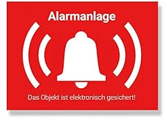 Alarmanlage aufkleber alarmges gebraucht kaufen  Wird an jeden Ort in Deutschland