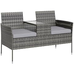 Outsunny seat rattan for sale  Delivered anywhere in UK
