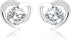 Heart earrings women for sale  Delivered anywhere in UK