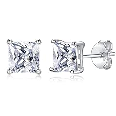Silver stud earrings for sale  Delivered anywhere in UK