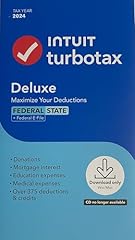 Turbotax deluxe 2024 for sale  Delivered anywhere in USA 