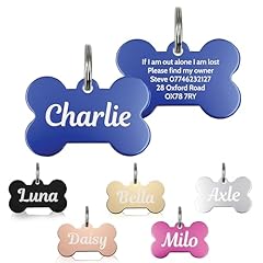 Personalised dog tags for sale  Delivered anywhere in UK