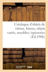 Catalogue objets vitrine d'occasion  Livré partout en Belgiqu
